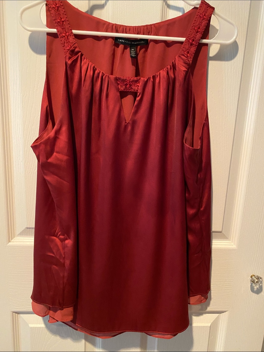 WHBM sleeveless blouse